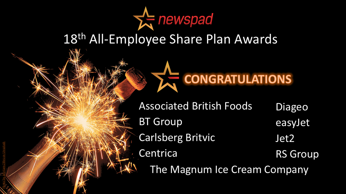 Congrats to 18th newspad all-employee share plan winners