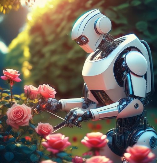 ASi Generated Image Of Robot Gardener