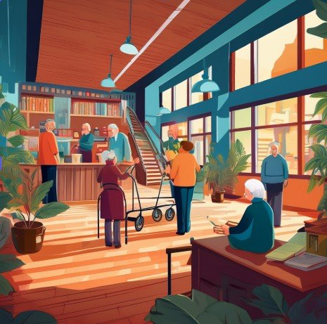 AI generated Image of Community Centre