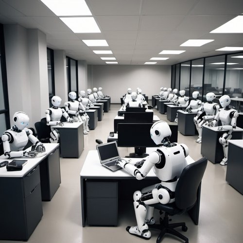 robot office